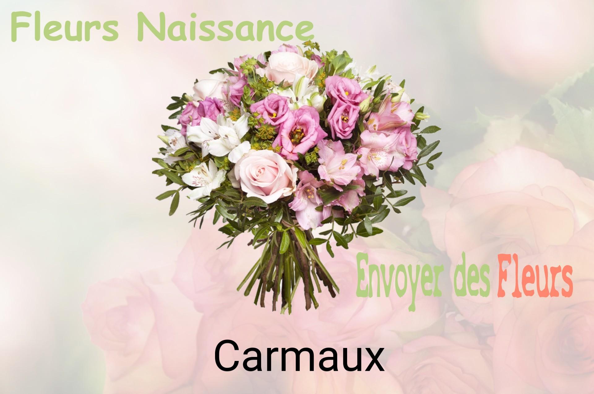 Bouquet de fleurs de naissance livré à Carmaux